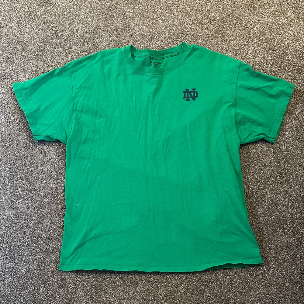 Vintage Green Notre Dame Men's Shirt